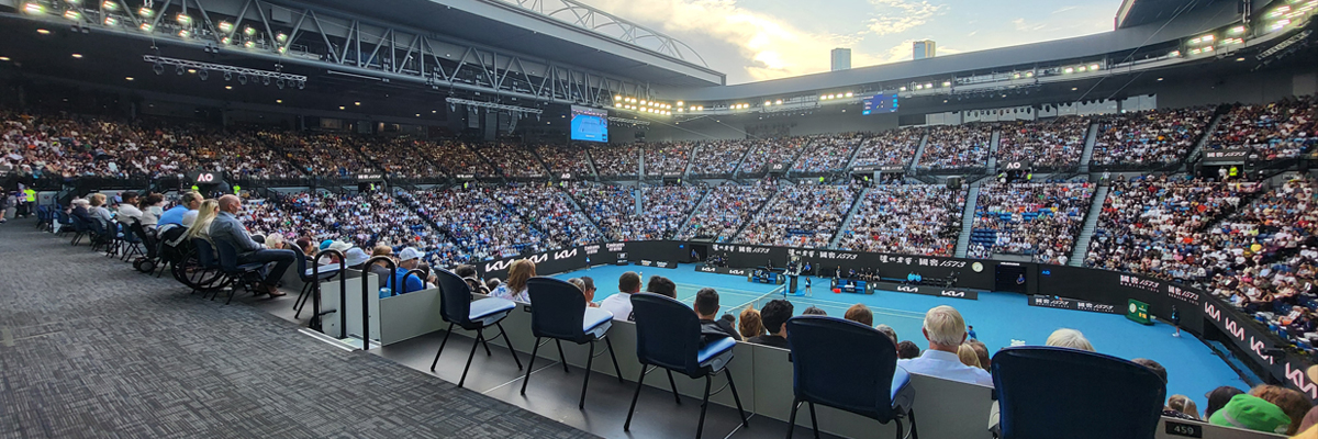 DVOX au Australian Open - Présenté dans le Magazine CX